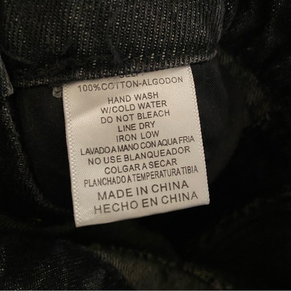 Listicle NWT Black Denim Midi Overall Bib Dress Size S Small - Picture 10 of 11